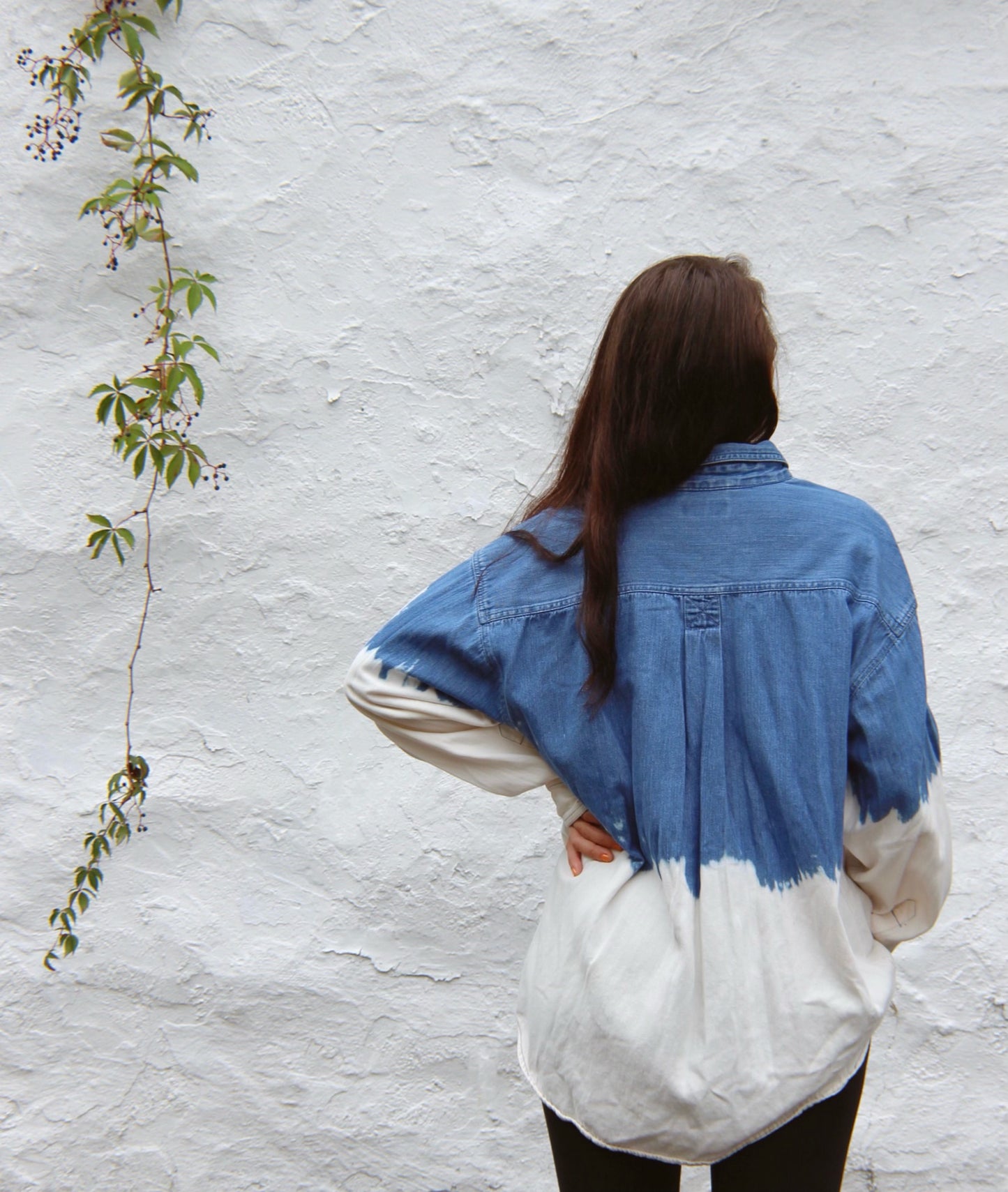 Denim Dip Dye Button Down