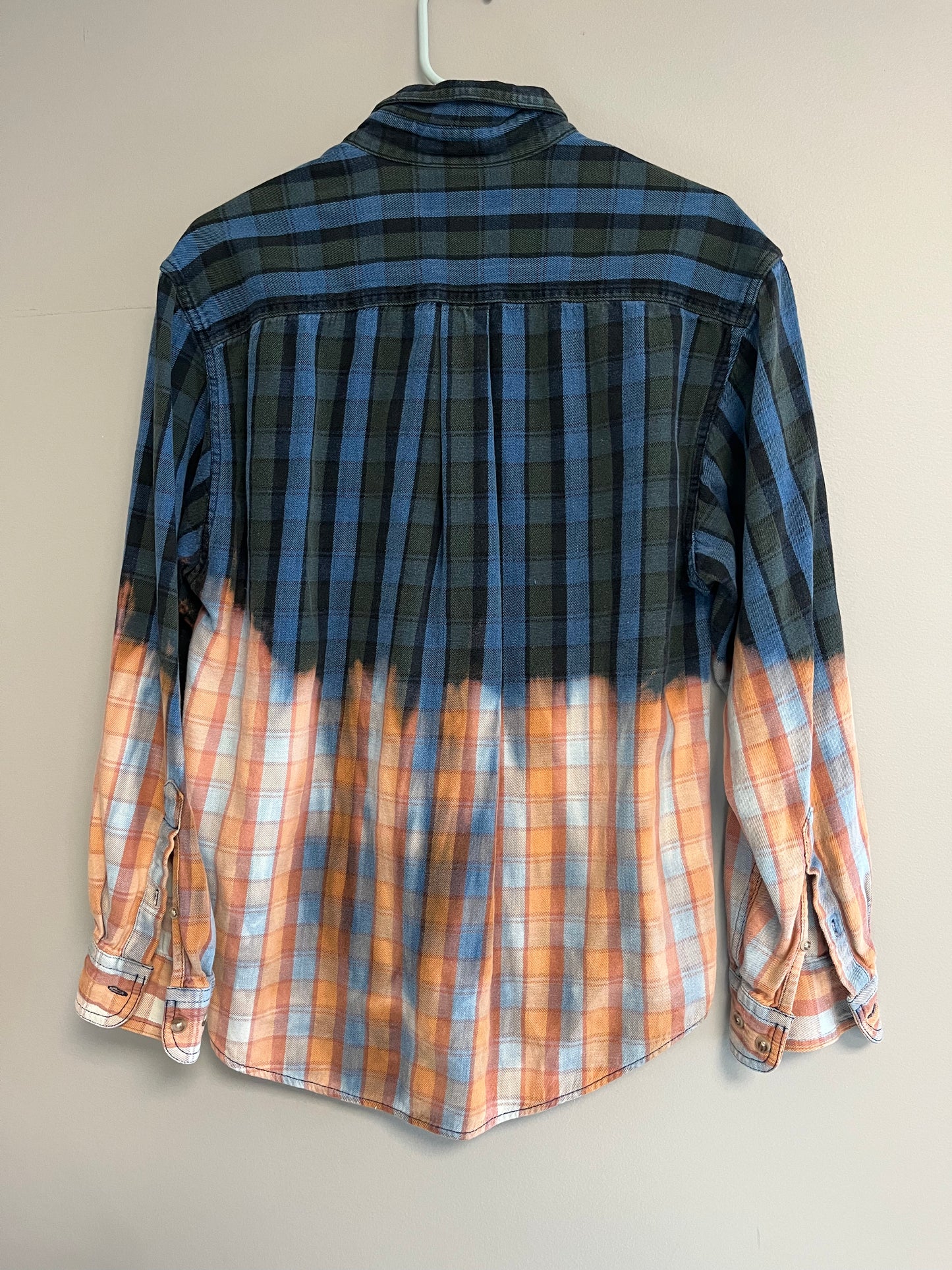 Dip Dye Flannel w/ Hand Hammered Grommets