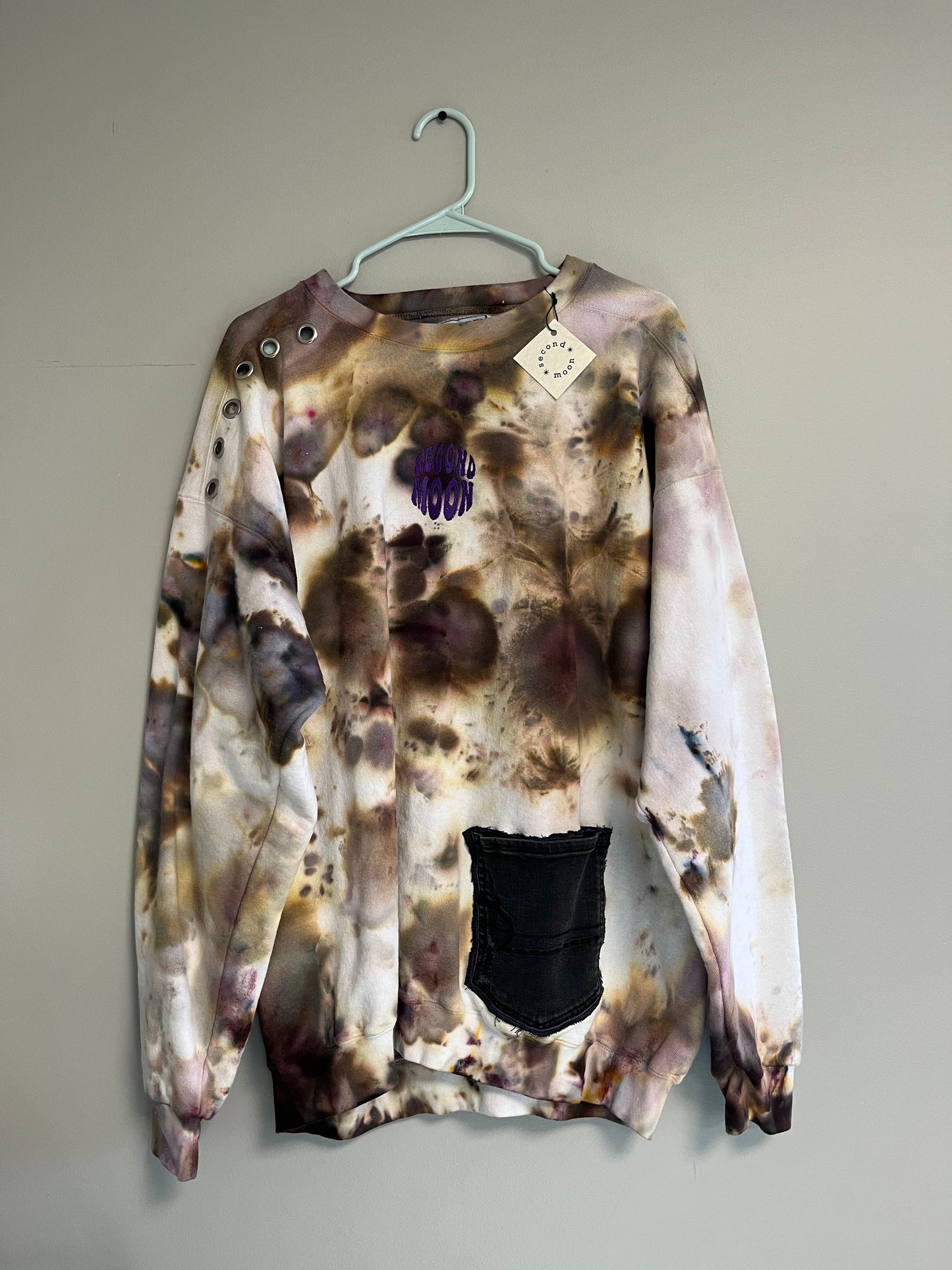 Shiitake Dyed Crew Neck