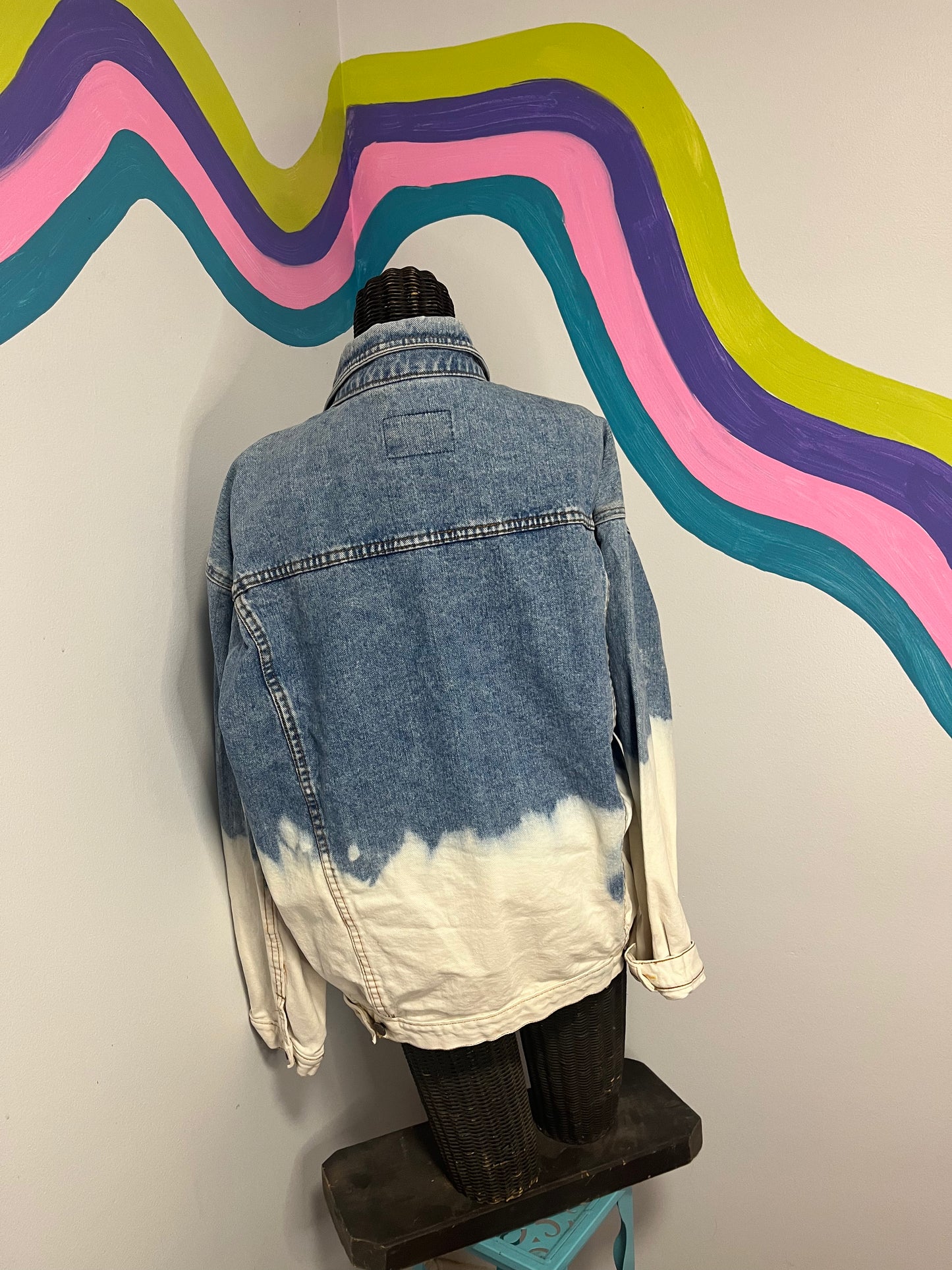 Vintage Dip Dyed Denim Jacket